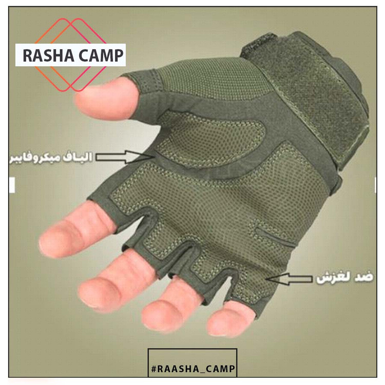 دستکش تاکتیکال برند اوکلی نیم پنجه وارداتی